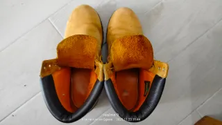 Scarponcini Timberland uomo vera pelle senape