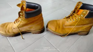 Scarponcini Timberland uomo vera pelle senape