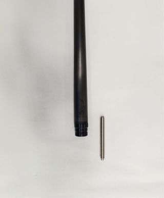 puntero de billar negro