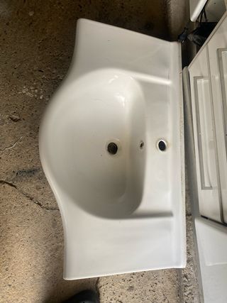 Mueble de baño haya con espejo