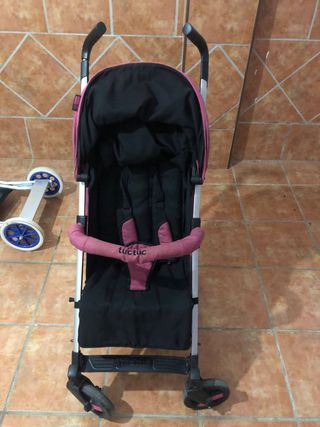 Carro Tuc Tuc rosa mas bolso