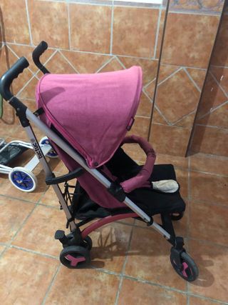 Carro Tuc Tuc rosa mas bolso