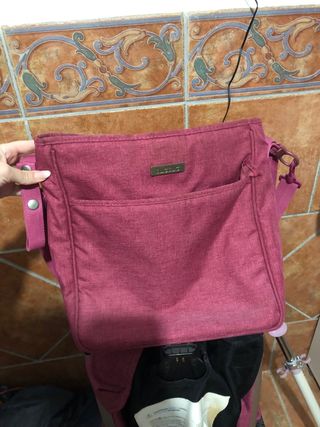 Carro Tuc Tuc rosa mas bolso