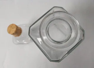 Bottiglia vintage in vetro per Whisky