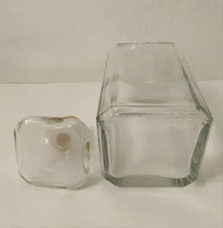 Bottiglia vintage in vetro per Whisky