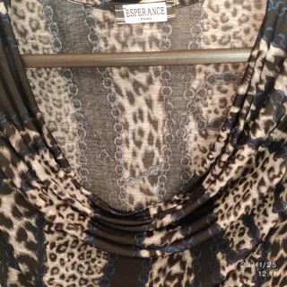 Vestido corto animal print ESPERANCE