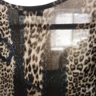 Vestido corto animal print ESPERANCE