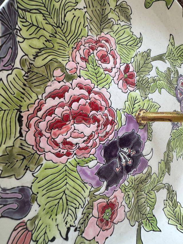 Plato de dos pisos Indiska floral