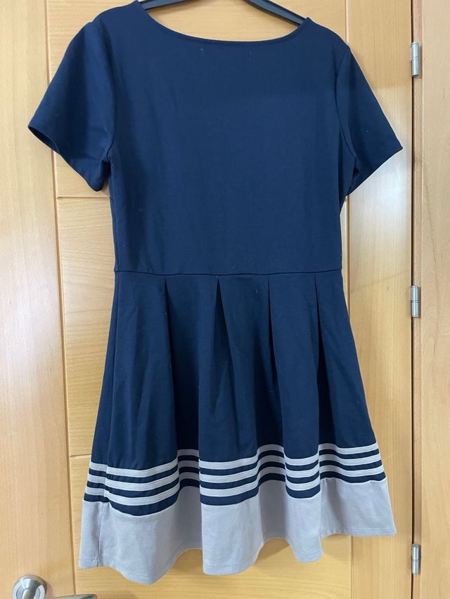 Vestido Springfield Azul Marino Talla XS