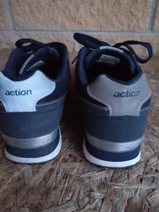 Scarpe da ginnastica Action blu/grigie taglia 44