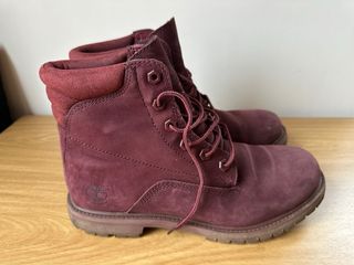 Botas Timberland burgundy, impermeables Talla 41.5