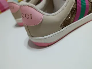 Zapatillas Gucci Beige y Rosa