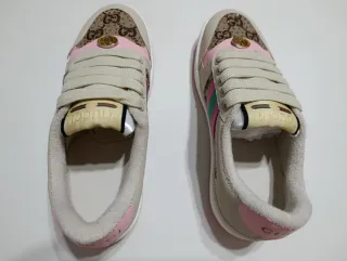 Zapatillas Gucci Beige y Rosa