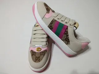 Zapatillas Gucci Beige y Rosa