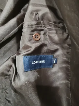 Blazer piel marrón hombre