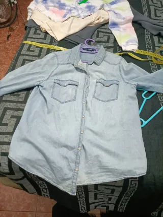 Camisa vaquera Kiabi Talla L Mujer