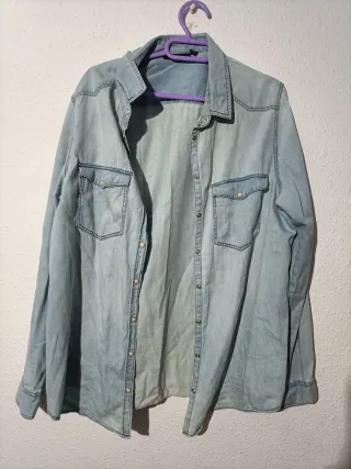 Camisa vaquera Kiabi Talla L Mujer