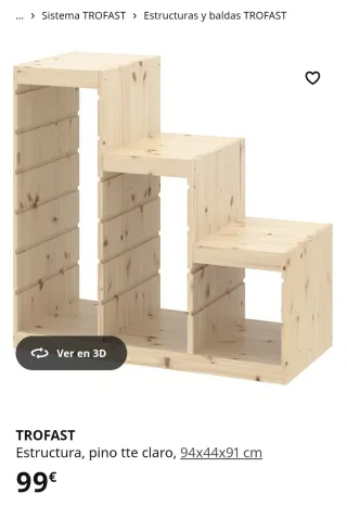 Mueble Almacenaje Madera Ikea