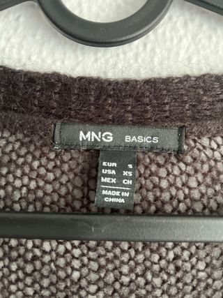 Jersey fino Mango negro talla M finito de punto