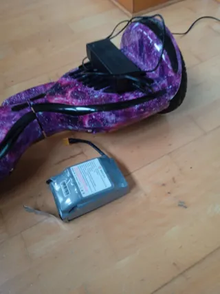 Patinete hoverboard para piezas.bateria agotada