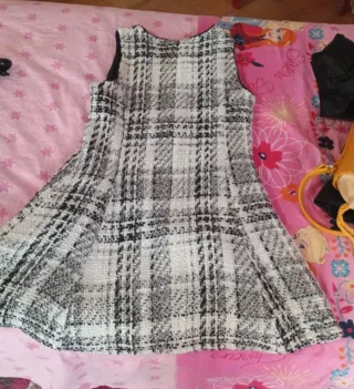 Vestito invernale a quadri