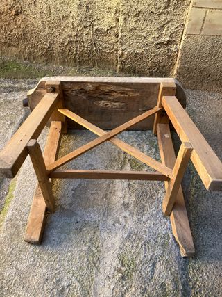 Mesa Quesera de madera Antigua,