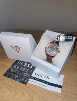 Reloj Guess Mujer Dorado y Rosa