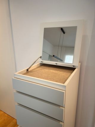 Cómoda MALM IKEA 6 cajones + espejo