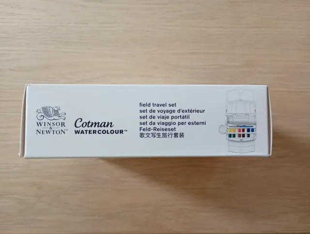 Winsor & Newton Cotman Set de Viaje portátil 13pz