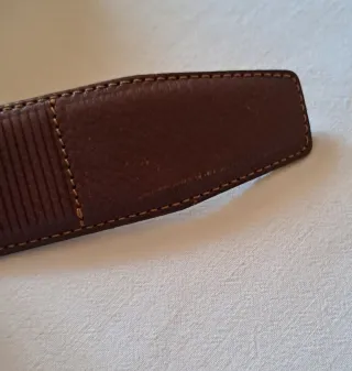 Cintura Furstenberg vera pelle marrone