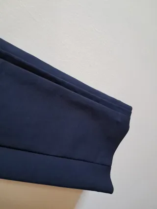 Pantalones altos negros con botones talla XS 34