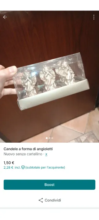 Set 6 Candele Angioletti