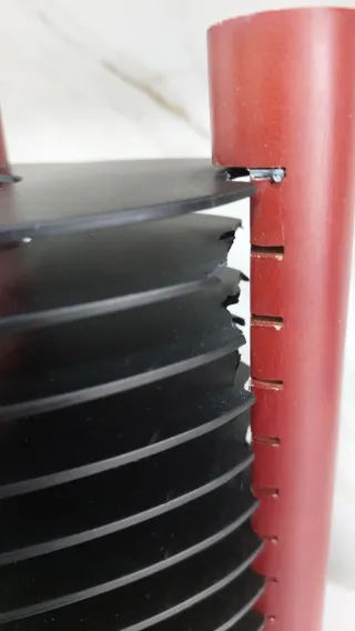 Estantería CD/DVD Madera y Plástico