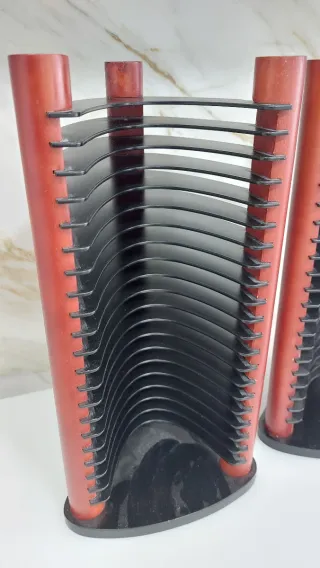 Estantería CD/DVD Madera y Plástico