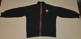 Tuta AS Roma nera con stemma