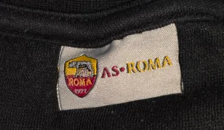 Tuta AS Roma nera con stemma