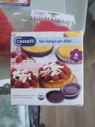 Moldes de silicona para hornear.