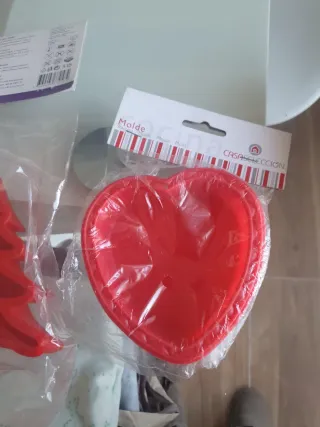 Moldes de silicona para hornear.