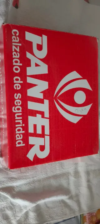 Zapatos de seguridad azules y grises