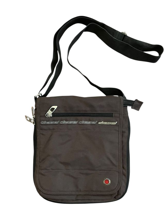 Riñonera Bandolera Vintage Diesel Marrón Hombre