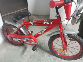 Bicicleta infantil roja MAX FORMULA