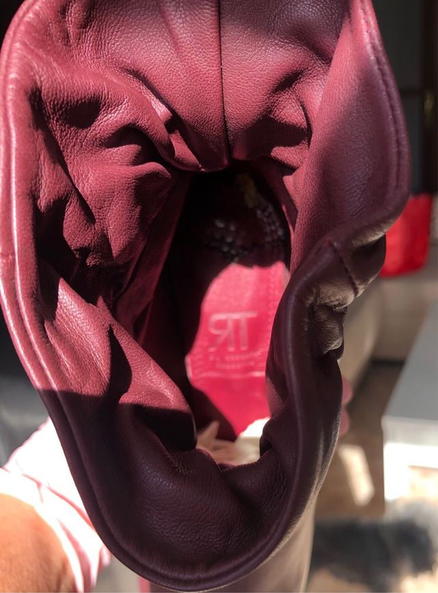 Botas Roberto Torreta Mujer Tacon Piel Morado