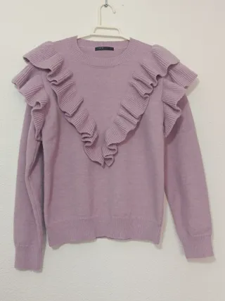 Jersey malva volantes talla M