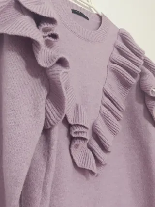 Jersey malva volantes talla M