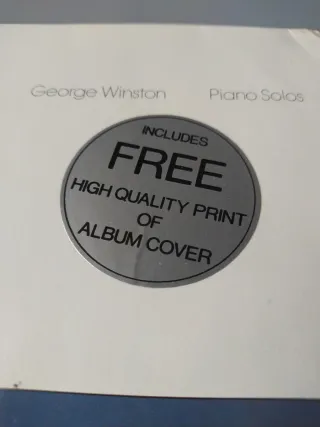 Vinilo George Winston Diciembre Piano Solos