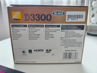 Cámara Nikon D3300 + Lente 18-55mm