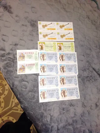 Lotería Nacional Billetes Varios Números