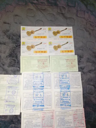 Lotería Nacional Billetes Varios Números