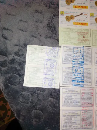 Lotería Nacional Billetes Varios Números