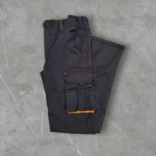 Pantalón de Trabajo Velilla Talla 36 Gris Naranja